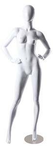 Glossy Female Abstract Mannequin